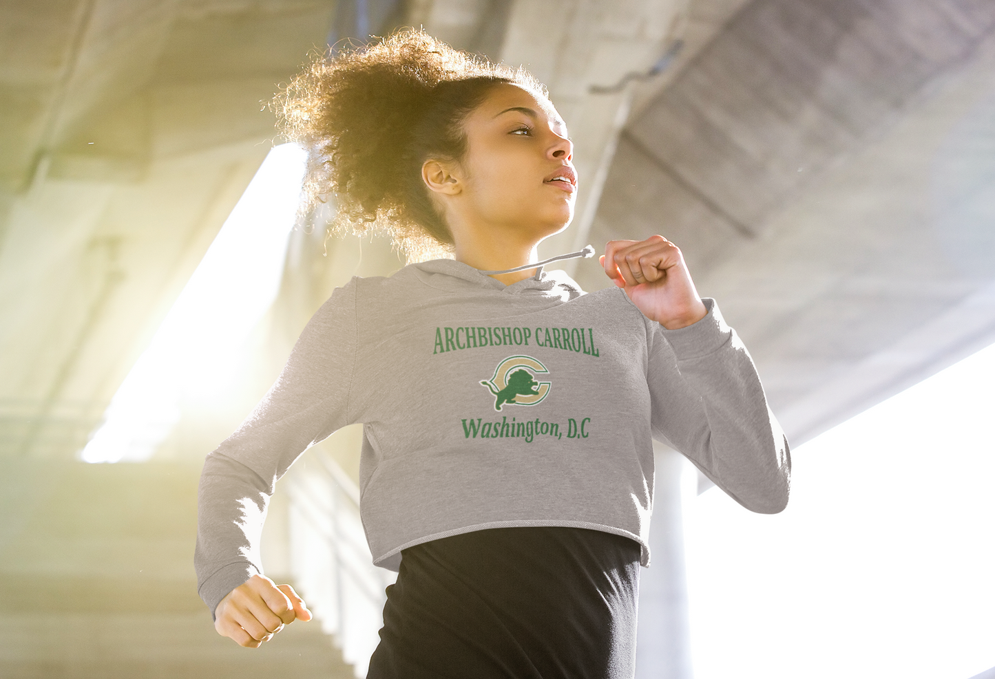 Carroll Women's Cropped Hoodie