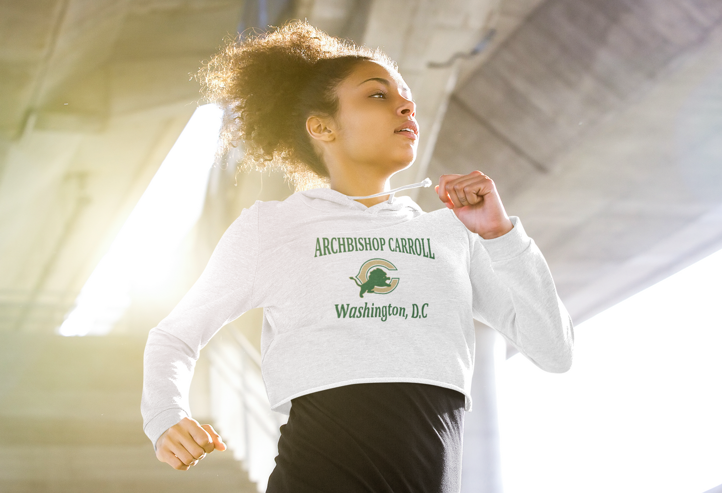 Carroll Women's Cropped Hoodie