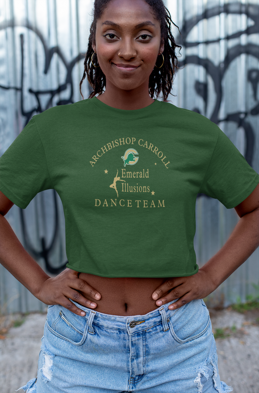 Emerald Illusions Dance Team crop top
