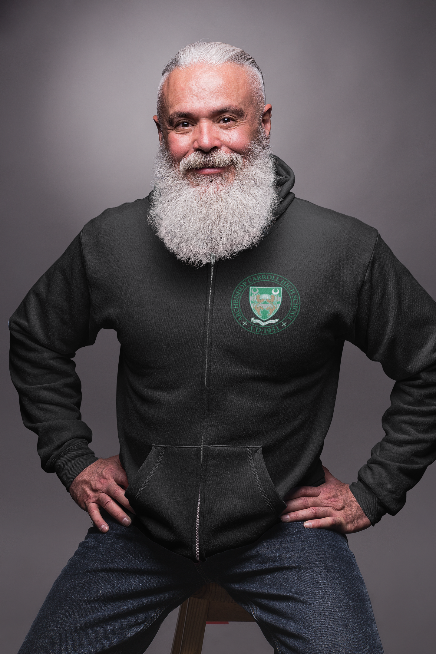 WE ARE CARROLL ZIP HOOD UNISEX