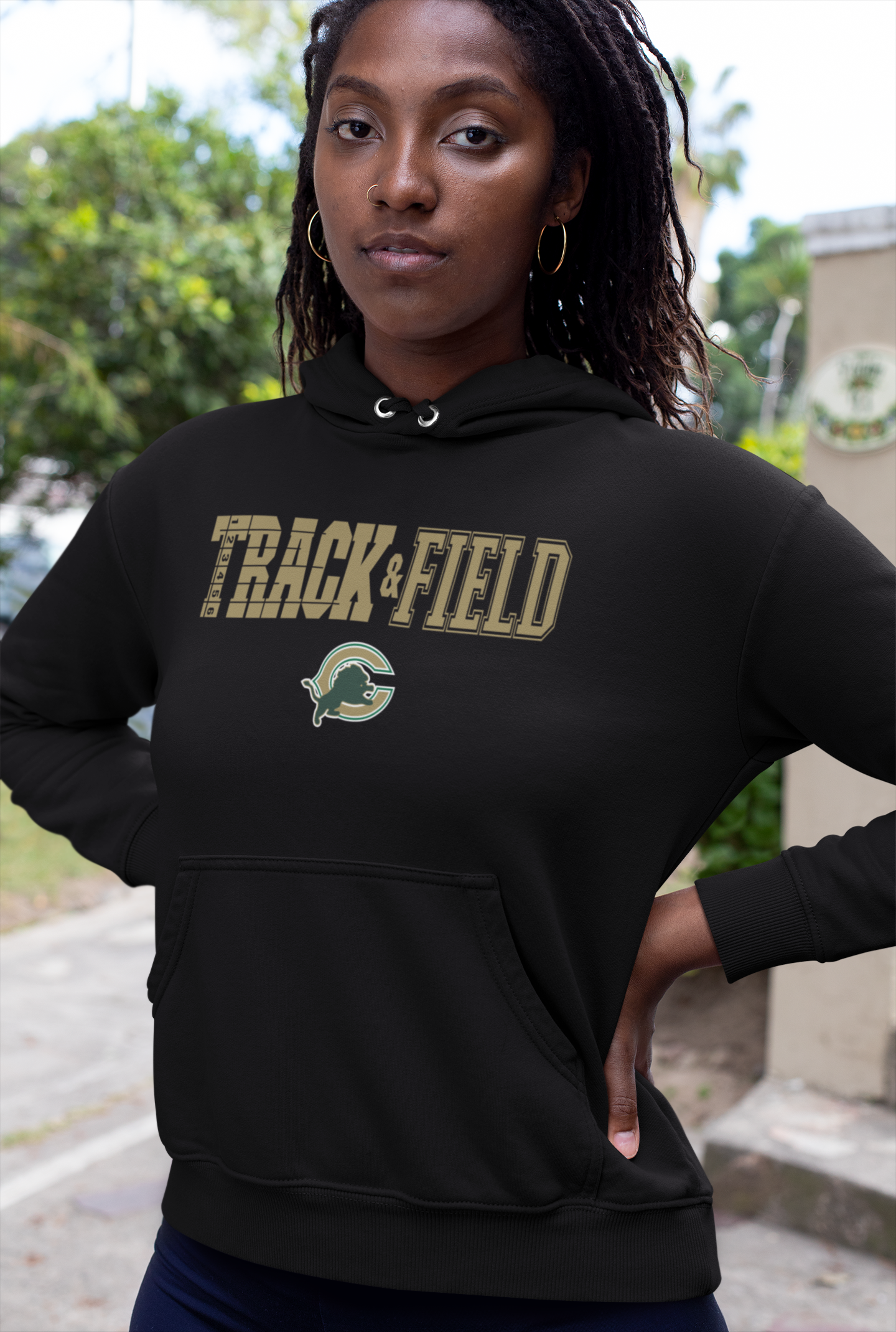 Carroll Track & Field hoodie 3 colors unisex