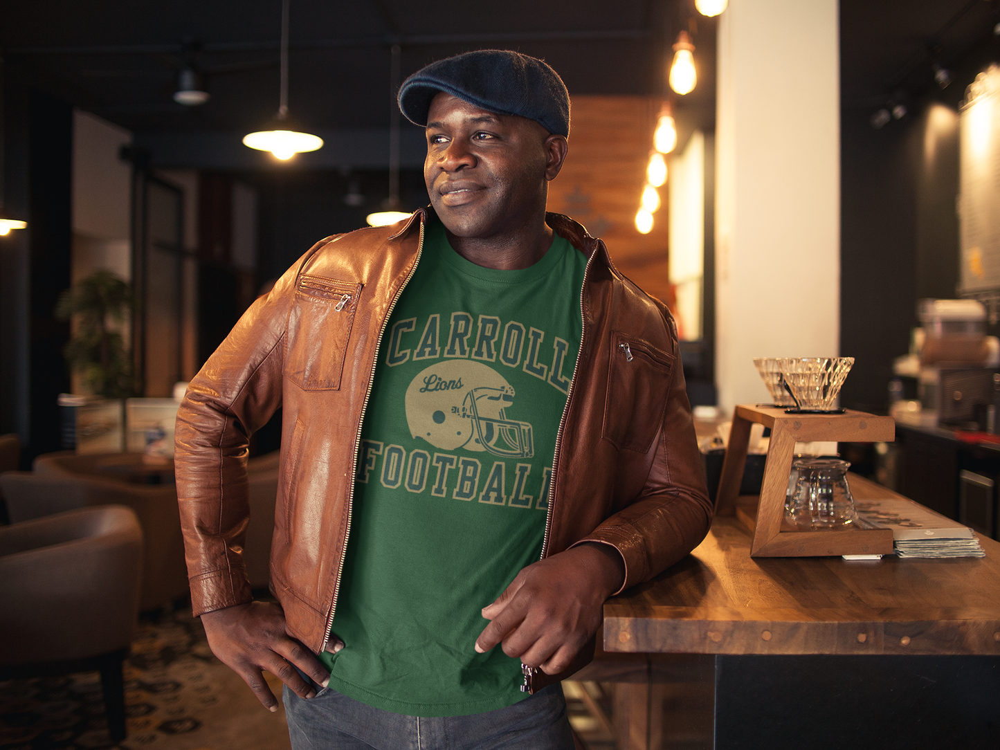 Carroll Football Throwback tee unisex