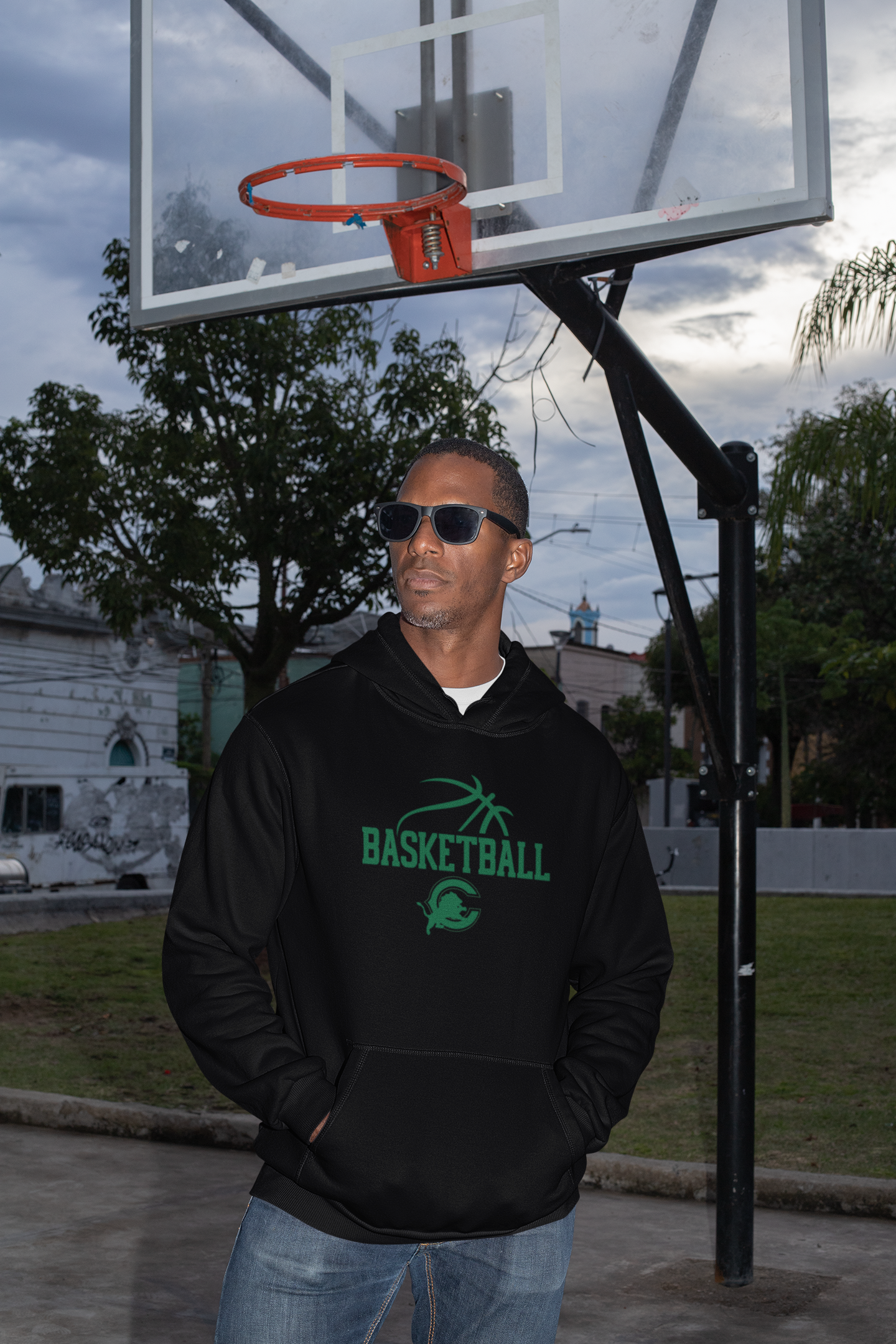 Carroll Basketball Hoodie