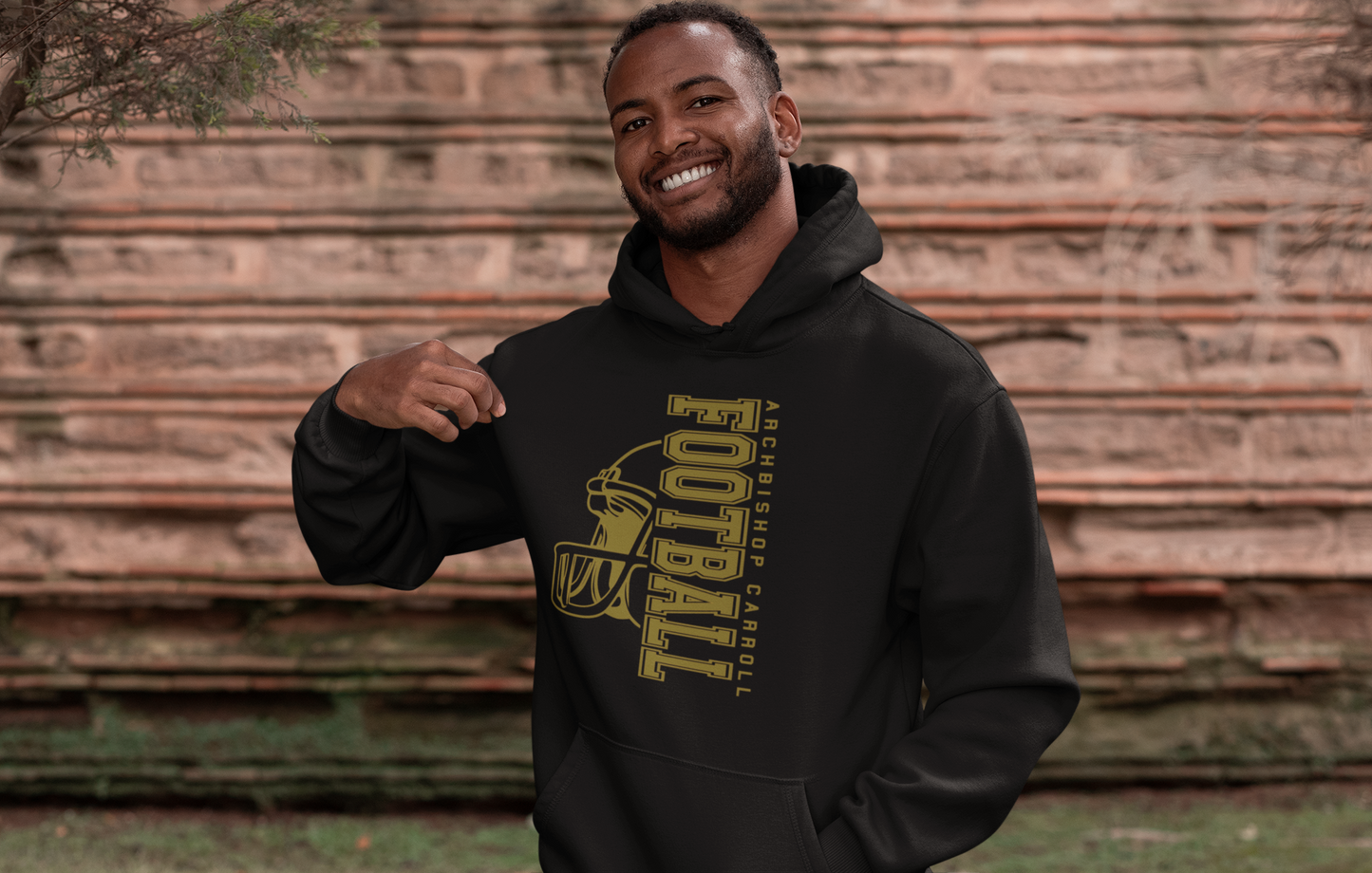 Carroll Football Hoodie Unisex