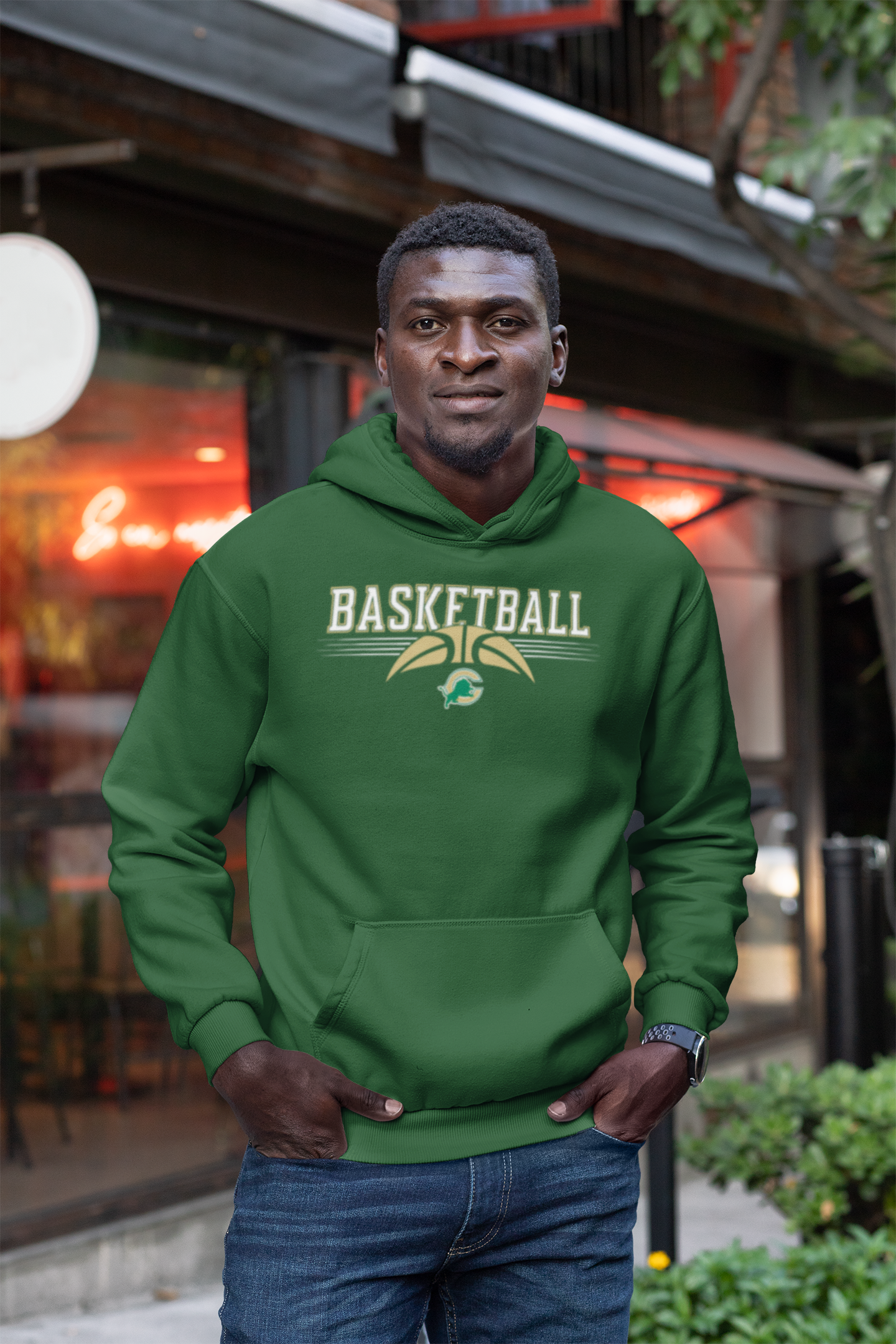 Carroll Basketball hoodie unisex
