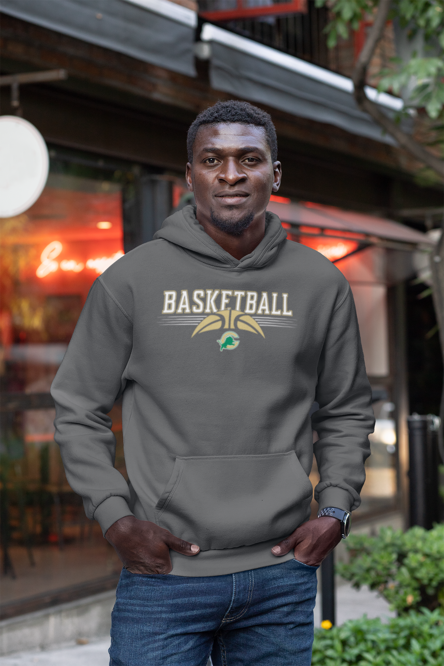 Carroll Basketball hoodie unisex