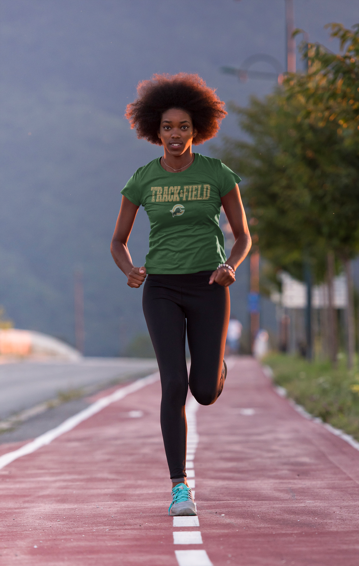 Carroll Track & Field Dri Fit Tee unisex