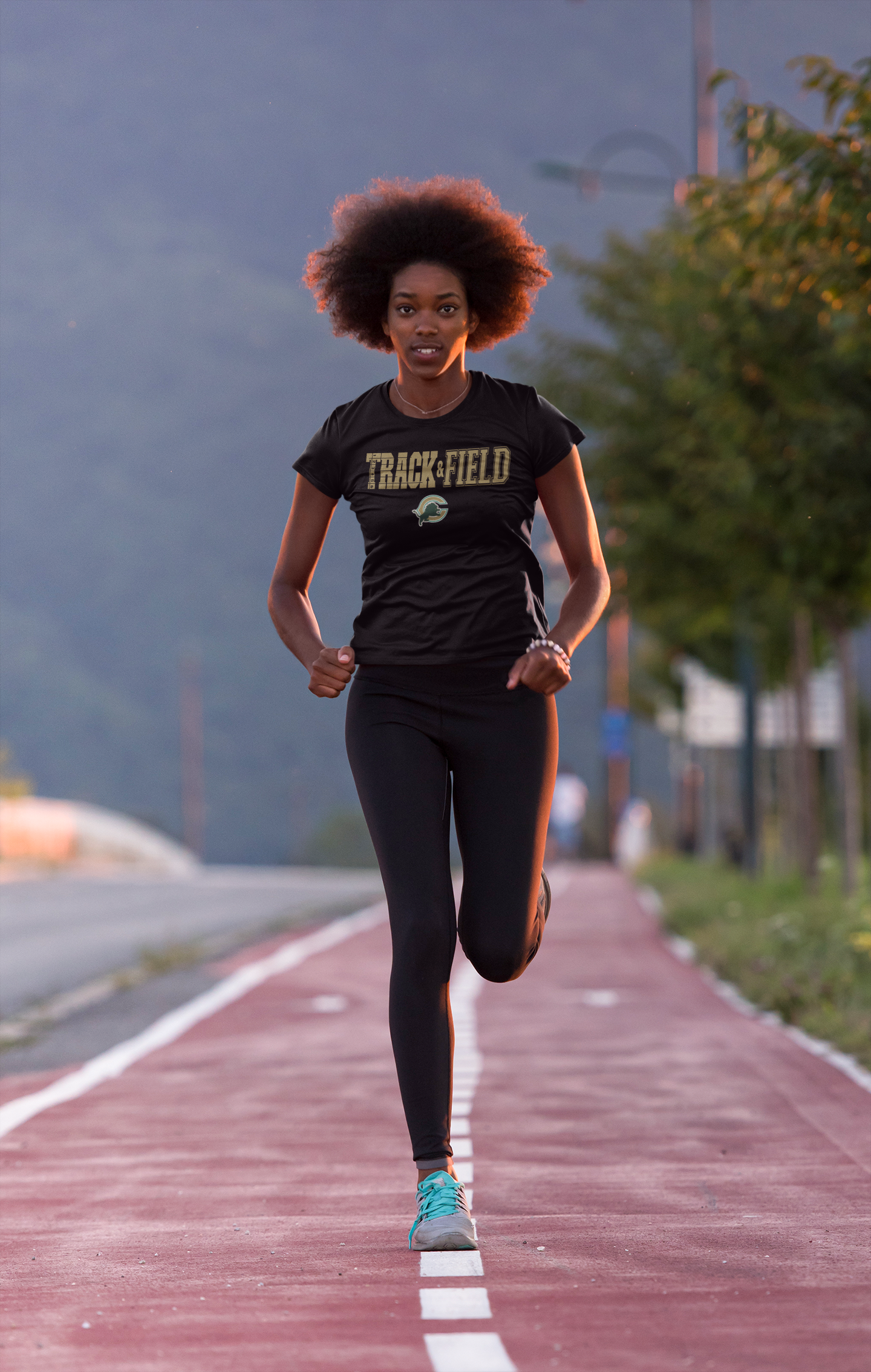 Carroll Track & Field Dri Fit Tee unisex